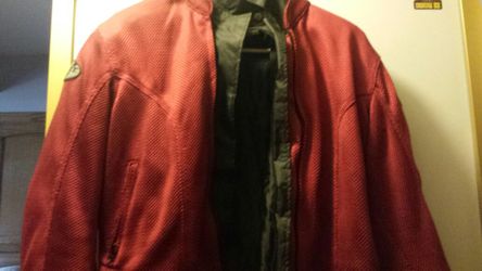 Joe rocket women's riding red jacket mesh