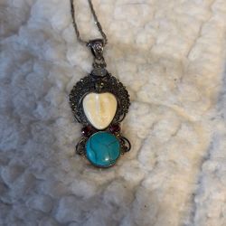 Brand New Sterling Silver Sanjen Pendant With Sterling Silver Chain.