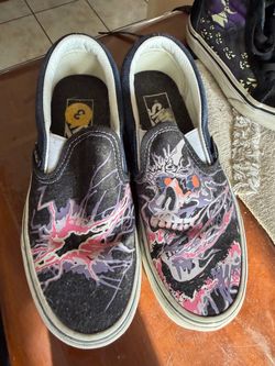 Vans Classic Slip-On Skull Graphic Sneakers
