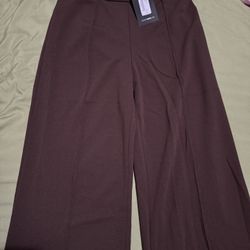 L brown high waist pants