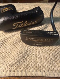 Rare 1995 Scotty Cameron Titleist Del Mar 1st Run 1/500 Putter w/ Original Cover