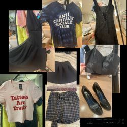Women’s clothing and shoes, garage sale
