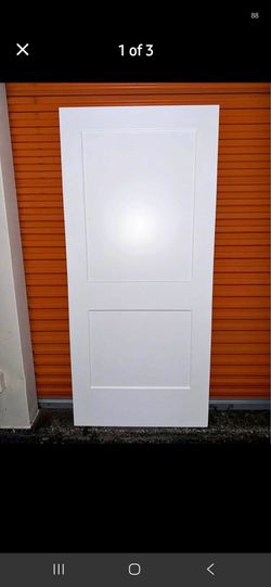 Interior solid door (two panel styles) 36x80