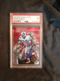 1997 Platinum red Barry Sanders
