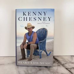 Kenny Chesney Signed First Edition Heart Life Music Autograph Book Tour Country 