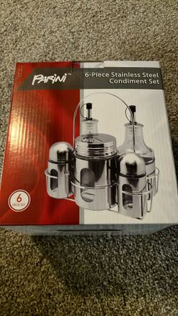 6 Piece Condiment Set