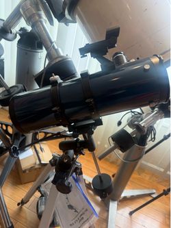 Orion Starblast II 114 EQ Telescope on Equatorial Mount