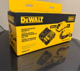 DEWALT 20V MAX Lithium-Ion Powerpack 4.0 Ah and 5.0 Ah Batteries and Charger