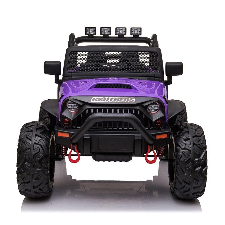 !!BRAND NEW 12V LUXURY REMOTE CONTROL Electric Kid Ride On Car Power Wheels wide seat OFF ROAD Jeep with Horn sound, LED Lights And Light Bar