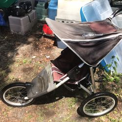 Lightweight Jogging Stroller Handbrake With Air Tube Rims One Step Ahead Jogging Stroller Only $50 Firm