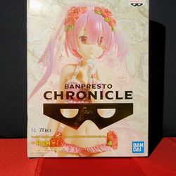 🩷Re:Zero Starting Life in Another World Banpresto Chronicle EXQ Figure Ram 1/8 Scale Figure👰‍♂️ 