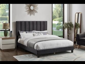 Queen Bed Frame With Mattress 