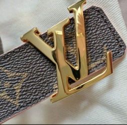 Authentic LV Louis Vuitton INITIALES 30MM REVERSIBLE BELT brown and red  size 75cm (30 in) for Sale in Jupiter, FL - OfferUp