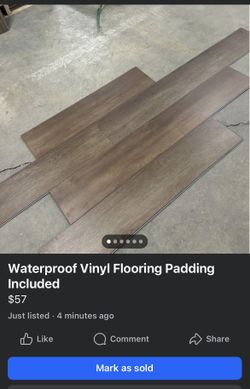 Waterproof Vinyl Flooring $1.89sqft 