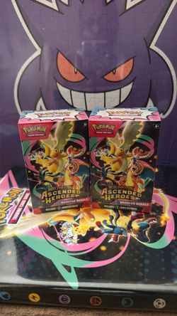 Pokemon Ascended Heroes Booster Bundle Mega Evolution 6 packs Sealed