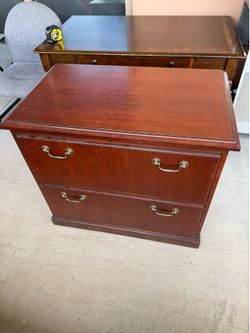 Wood Filing Cabinet