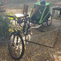 Bike With Baby Trailer