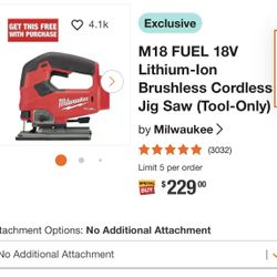 Milwaukee Jig Saw 