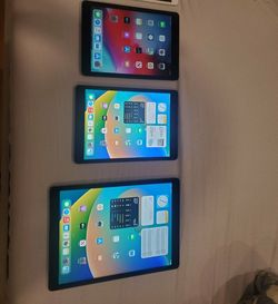 3 APPLE IPADS PRO, AIR AND REGULAR