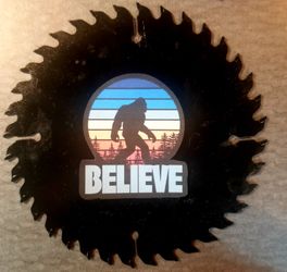 Bigfoot Believe Decorative Saw Blade