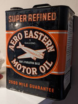 1950's Motor Oil Can Collectible. 