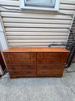 Dresser with mirror
