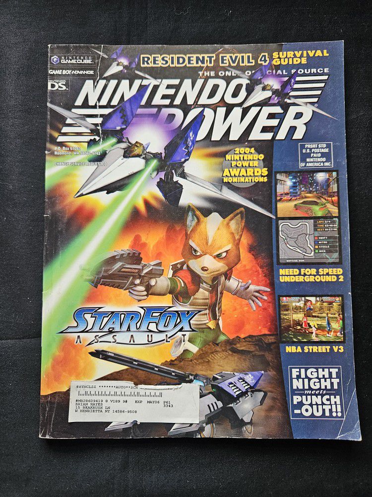 Nintendo Power Volume 189 - Star Fox Assault + Poster