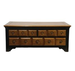 Hammary Ducks Unlimited Traditional Country French 50" Apothecary Accent Coffee Table