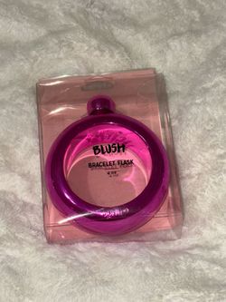 Blush Metallic Bracelet Flask - Hot Pink