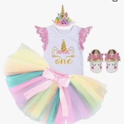 Mi First Year Unicorn Dress