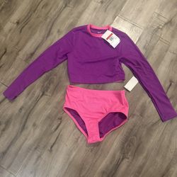 Nike Bathing Suit Bikini New Size Large 10/12 Girls