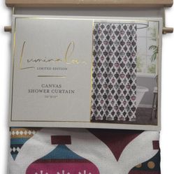 Shower Curtains //Ornaments Fabric Shower Curtain Limited Edition by Lumina Lou 70”x72