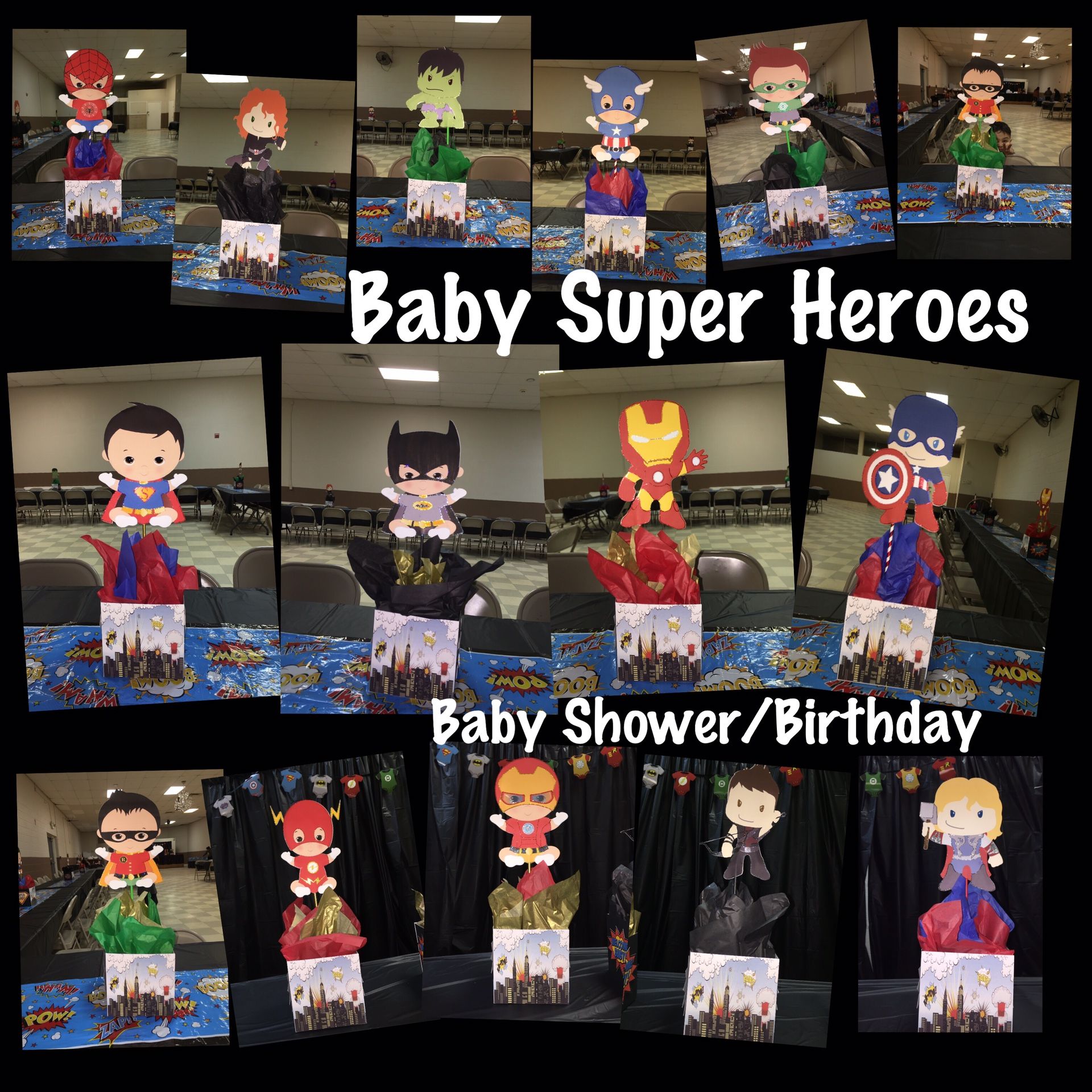 Super Hero Baby Shower/ Birthday Party Decorations