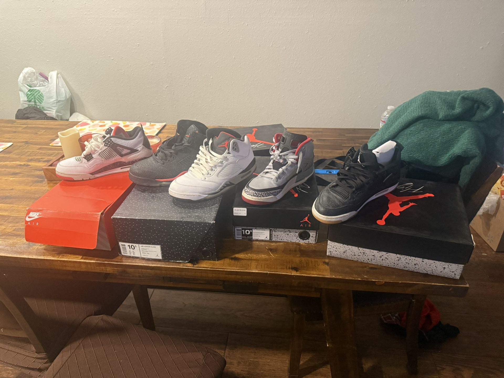 Jordans all size 10 1/2