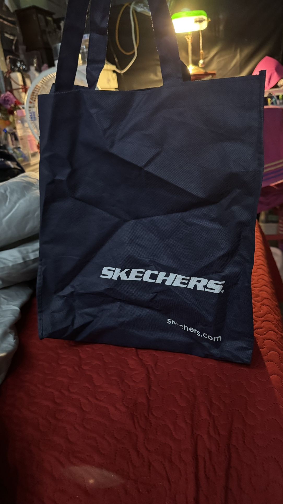 Skechers Navy Blue Tote Bag Small
