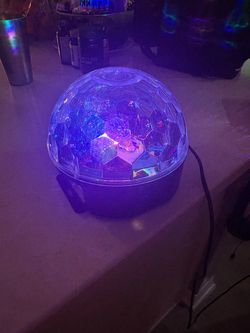 LED Crystal Magic Ball Disco Light
