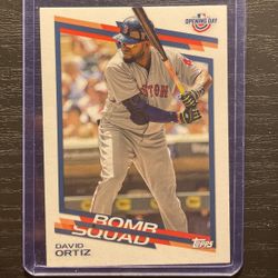 2022 Topps Opening Day Bomb Squad David Ortiz Baseball Card #BS-22