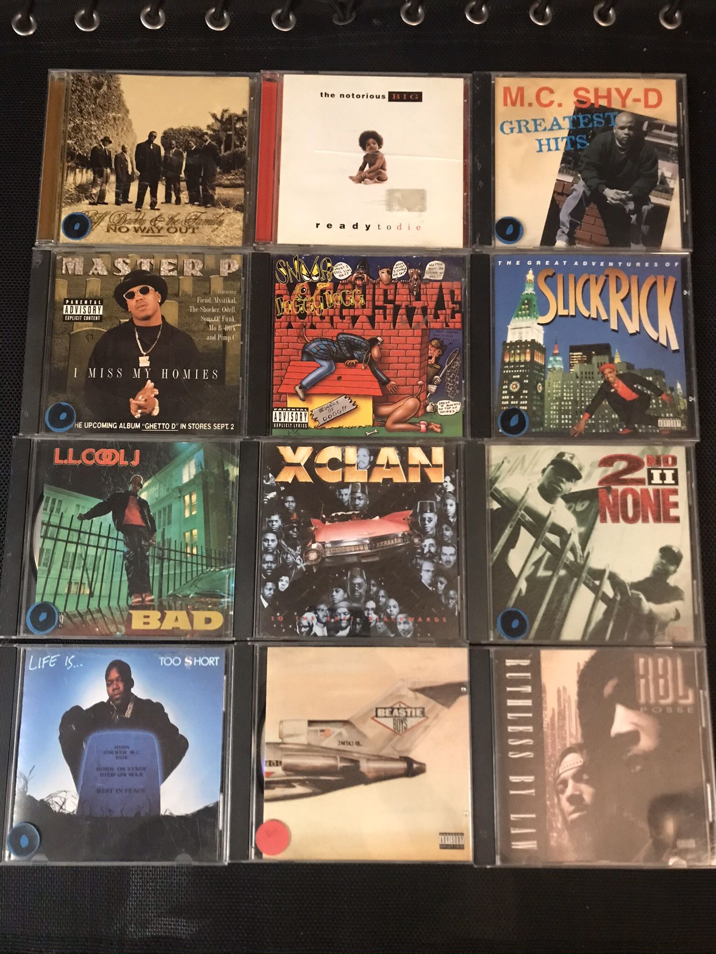 Rap music CD collection