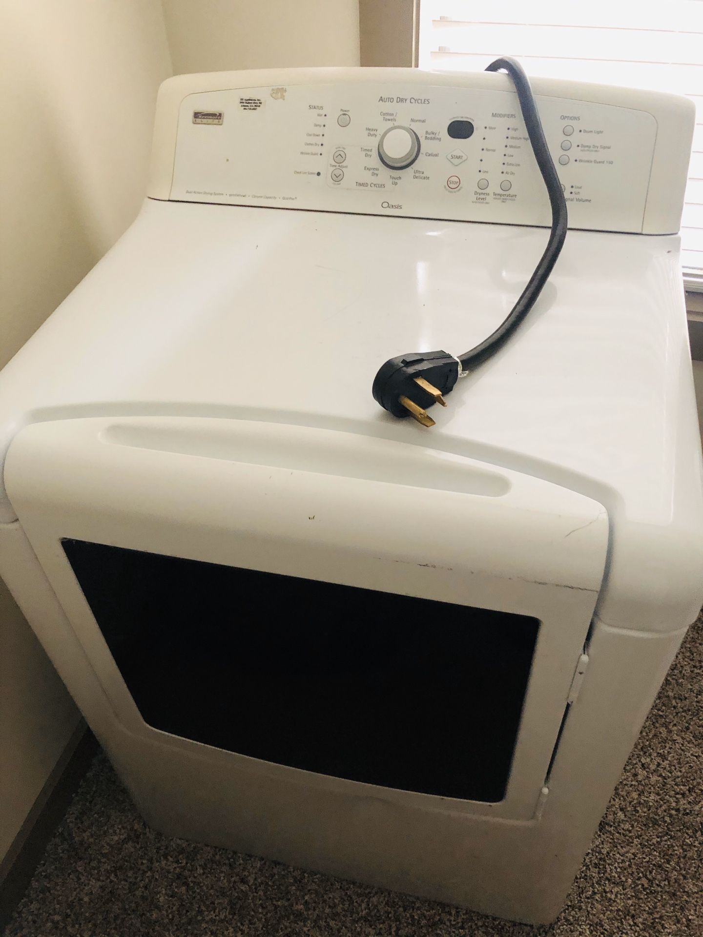 (PICK UP ONLY) WASHER AND DRYER x KENMORE ELITE x HOSES ALL INCLUDED