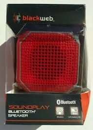 BLACKWEB SOUNDPLAY BLUETOOTH SPEAKER $9.99