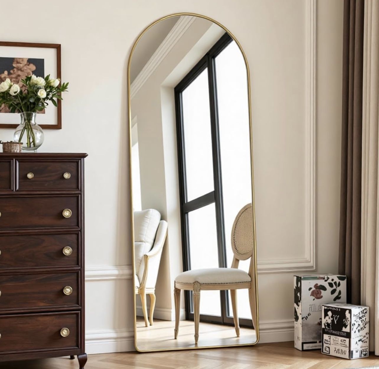 Gold Arc Mirror