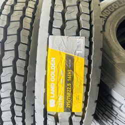 295/75/22.5 16-ply & 11r22.5 16-ply BRAND NEW LANDGOLDEN TIRES 🛞 FOR SALE - WE FINANCE 