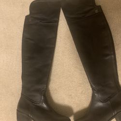 Vince Camuto Women's Leather Boots, Size 5.5, Black