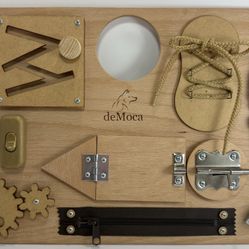 Democa Montessori Busy Board For Toddlers 