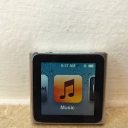 Apple iPod Nano 6th Gen, 1.54" Multitouch, Clip 8 GB