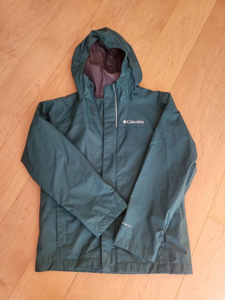 Columbia raincoat- size age8
