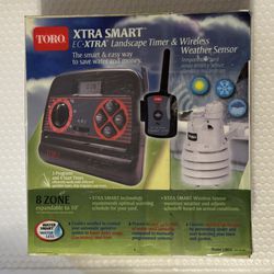 Toro Xtra Smart EC-XTRA Landscape Timer 8 Zone Wireless Weather Sensor 53855
