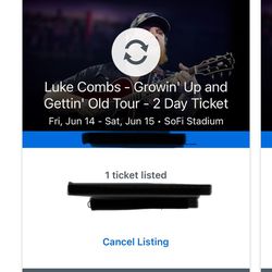 Luke Combs 2-day VIP Tickets 