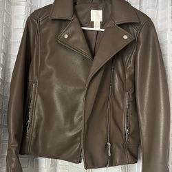 Brown Leather Jacket 