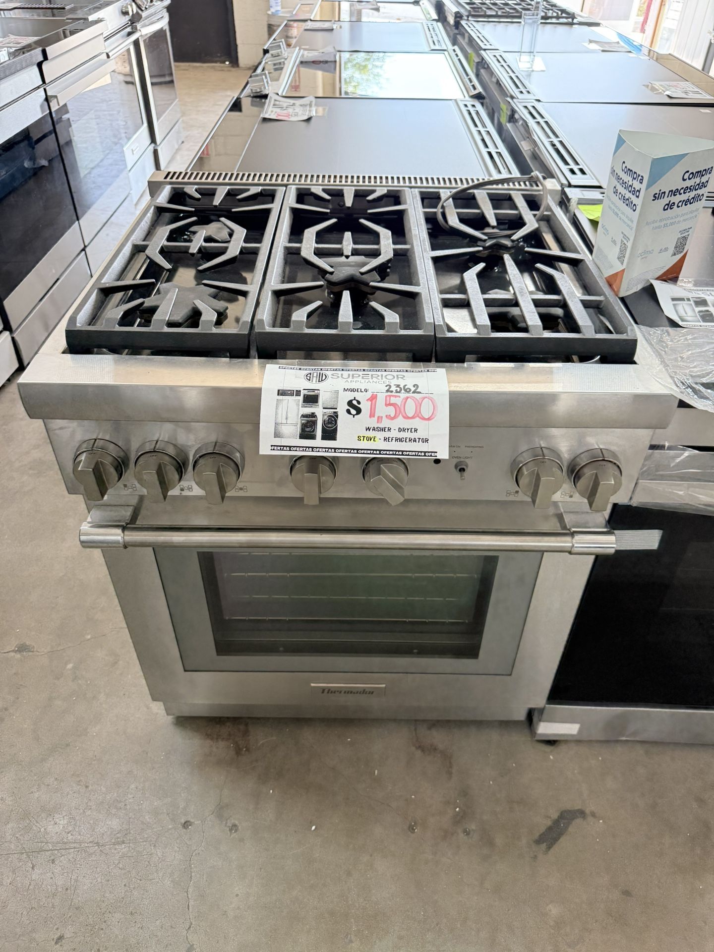 THERMIDOR GAS RANGE 